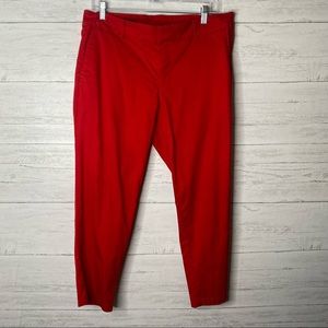 Kut from the Kloth Taylor cropped red trousers size 12